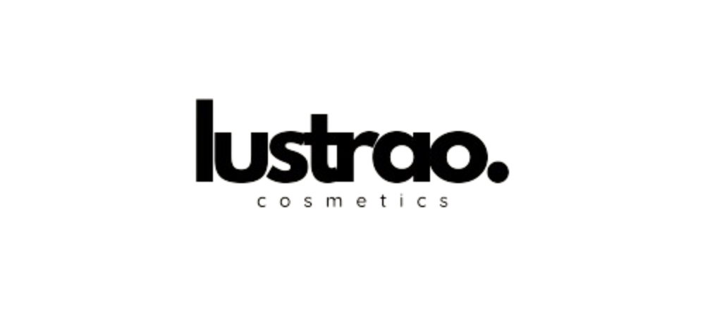 Lustrao Cosmetics logo on a white background