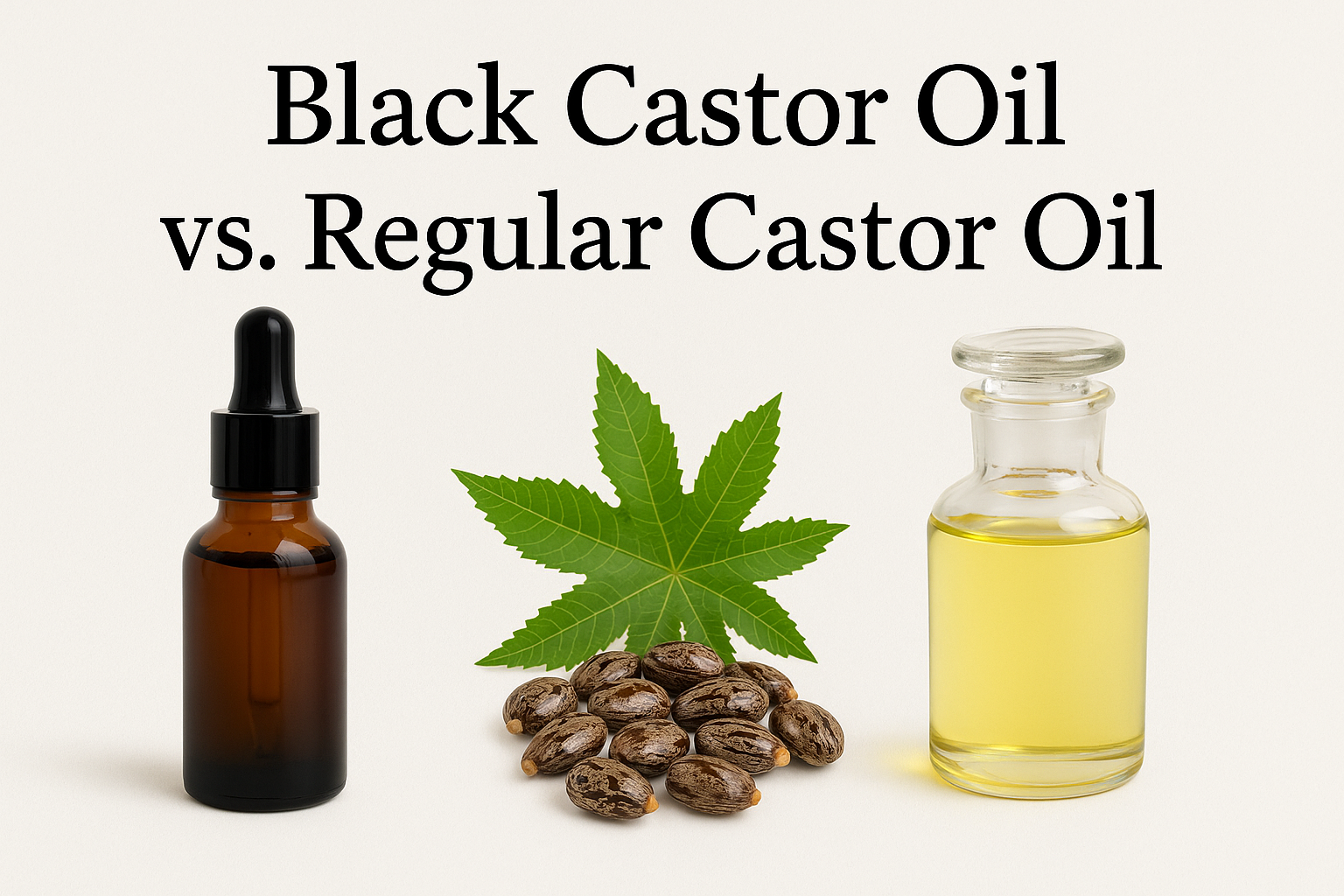 Black Castor Oil vs Regular Castor Oil: Which is Better for Hair Growth?